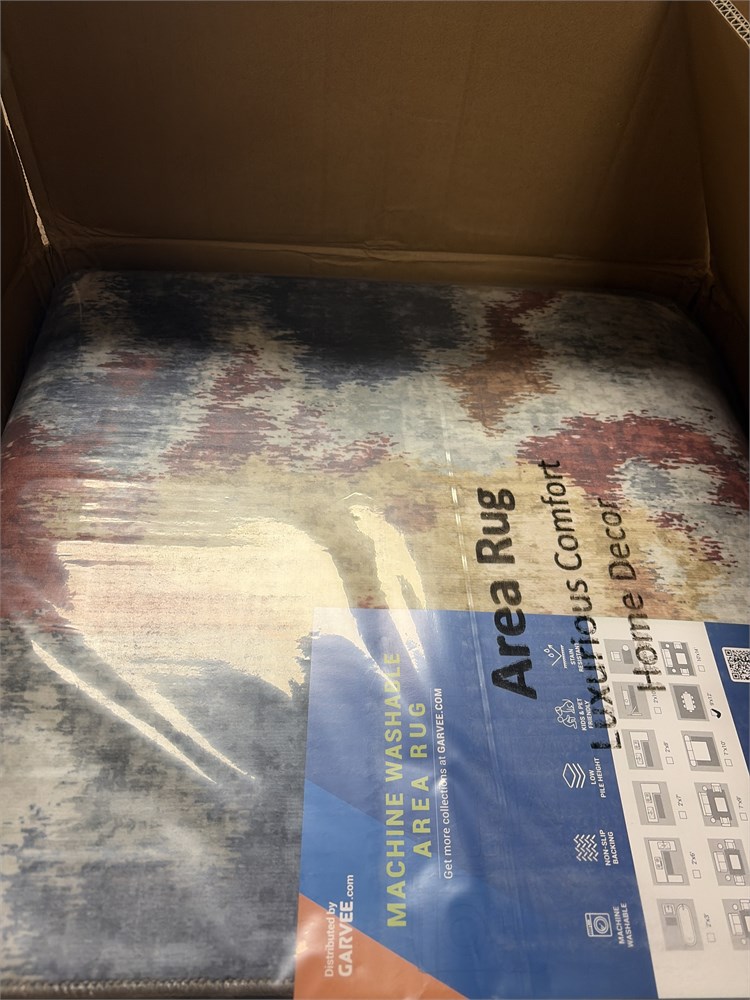 147 Hours NativeBid Auction Services - DSM-Garvee Washable Modern Artful Abstract ...